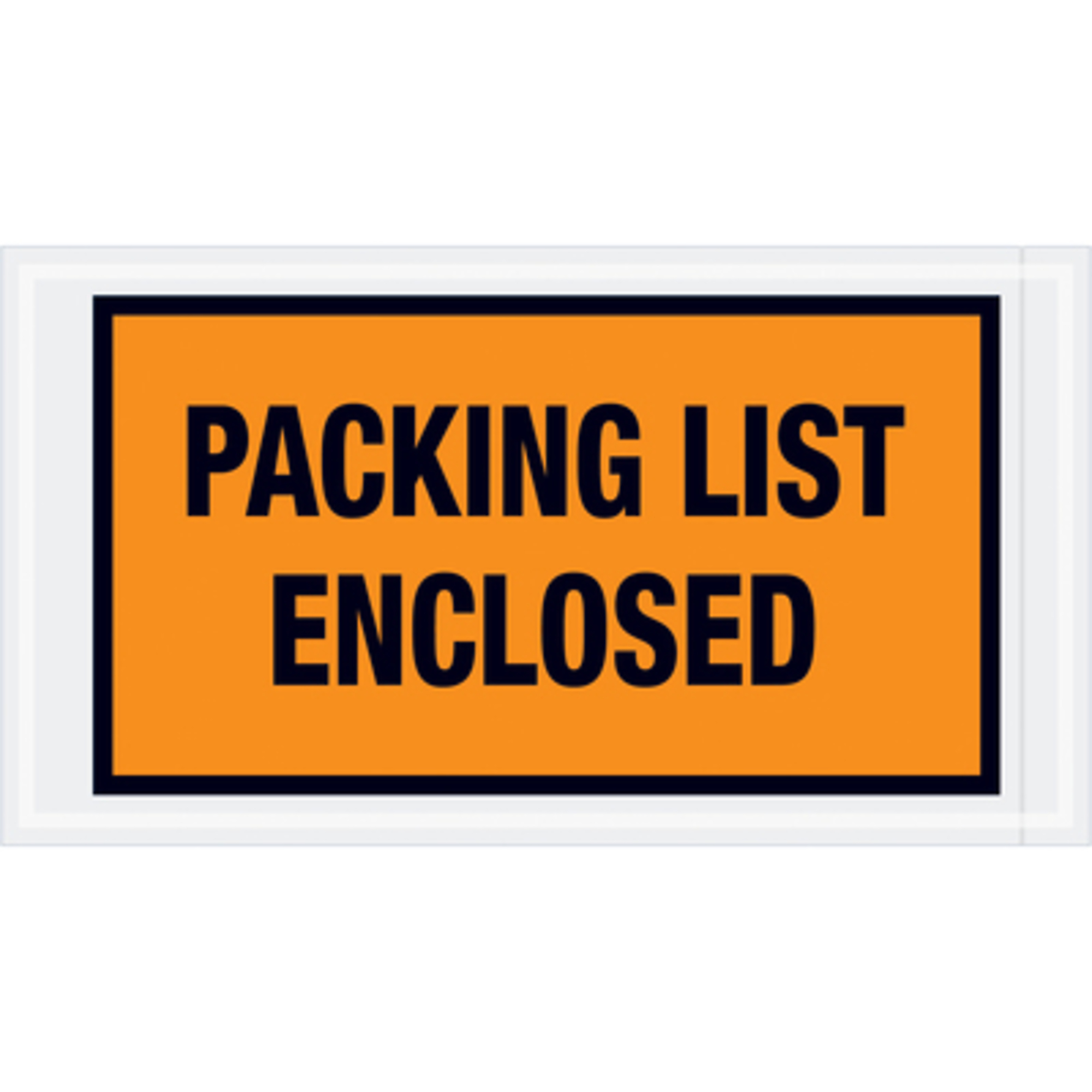 5 1/2 x 10in. Orange "Pkng. List E" E 1000/CS, Length 5.5 in, Model# PL426